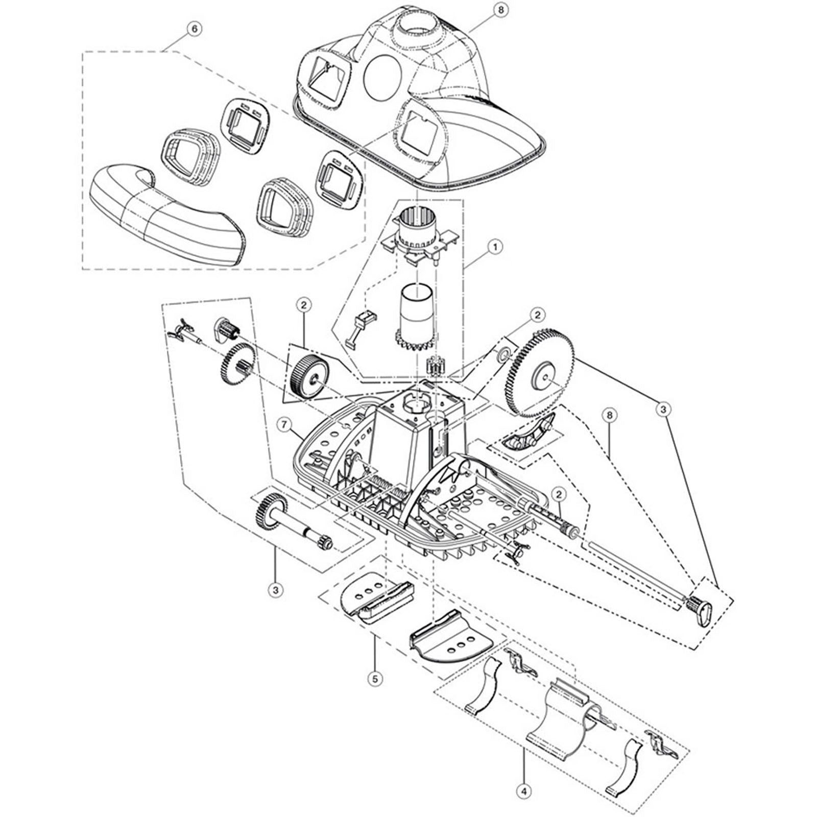 StaRite Poolshark Model GW7500 In-Ground Pool Cleaner