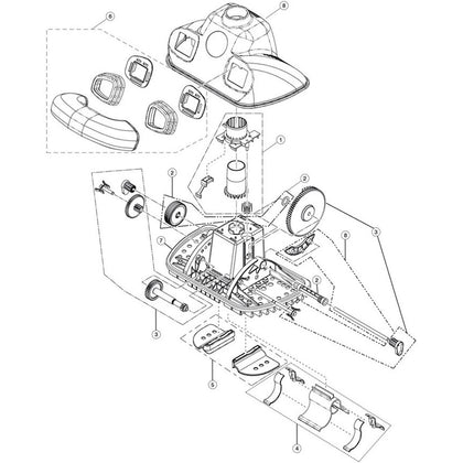 StaRite Poolshark Model GW7500 In-Ground Pool Cleaner