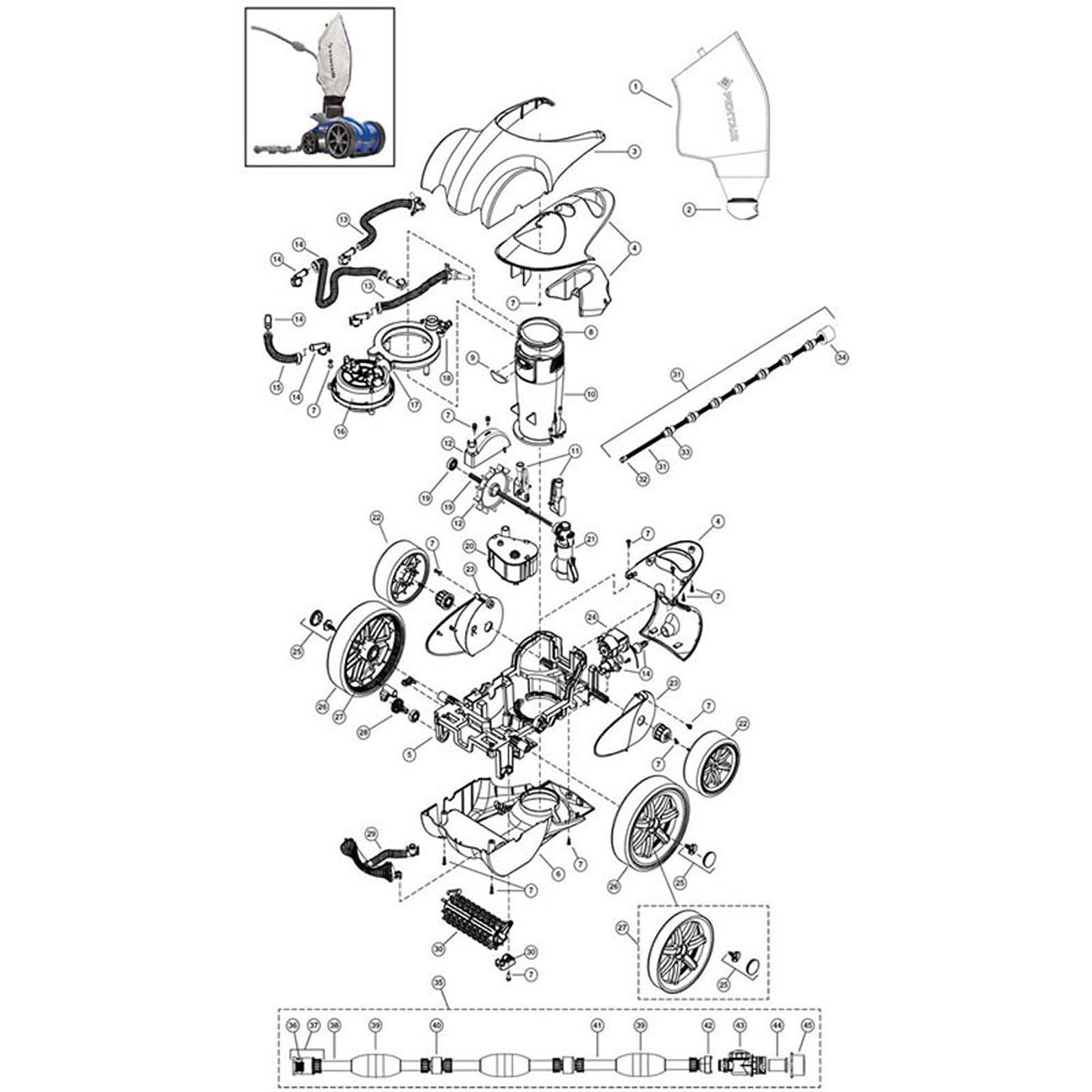 Pentair Racer Pressure Side Cleaner