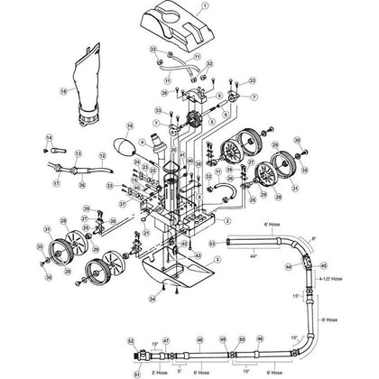 Pentair Letro Legend II LX2000, Pool Pressure Cleaner