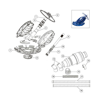 Jacuzzi J-D300 Suction Side Pool Cleaner