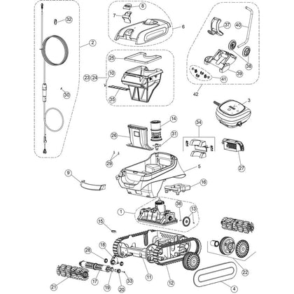 Jacuzzi JCRX Robotic Cleaner Replacement Parts