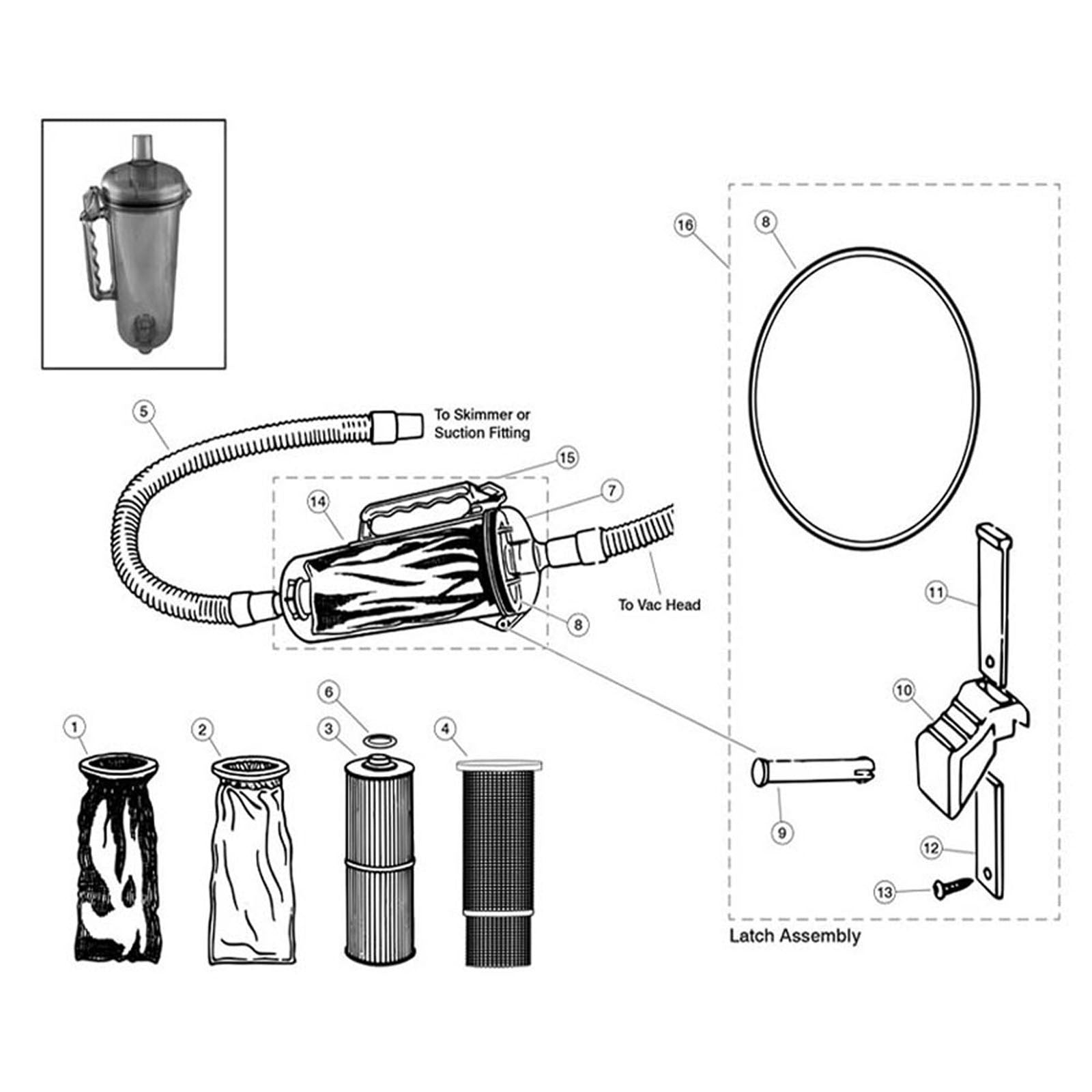 Pentair Leaf Trap, Model 186