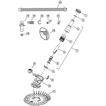 Zodiac T3, Suction Cleaner