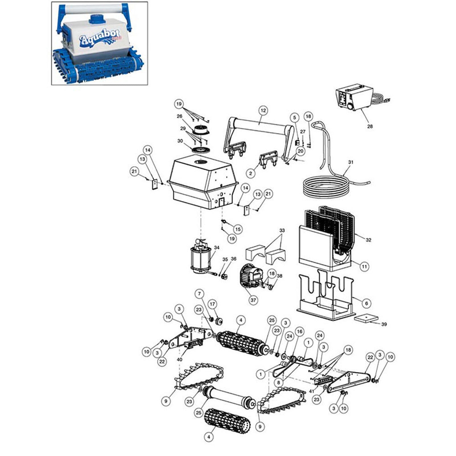 Aqua Products Aquabot Turbo Robotic Cleaner