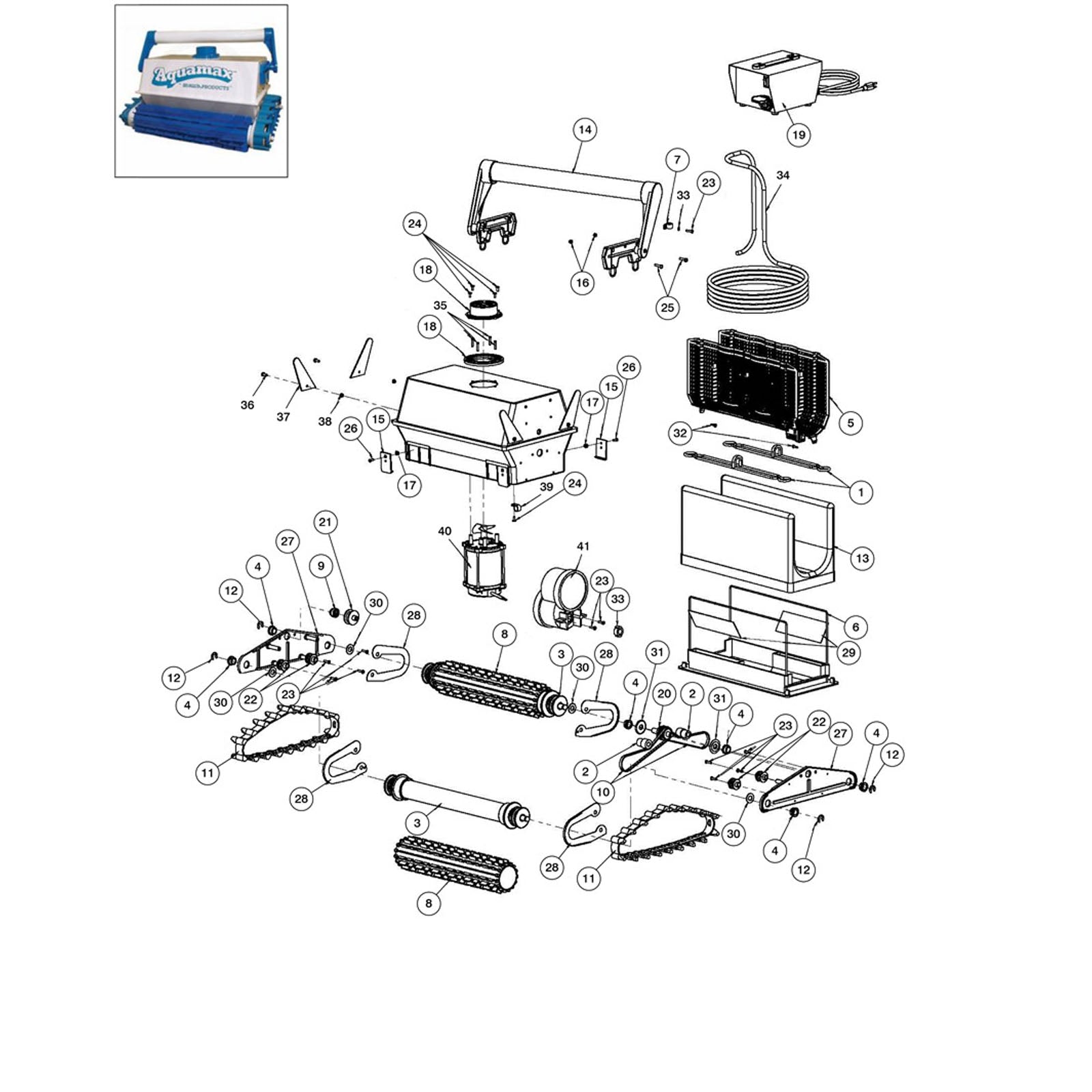 Aqua Products Aquamax Robotic Cleaner