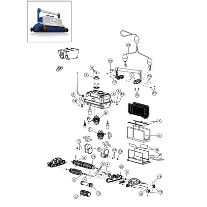 Aqua Products Duramax Duo Junior RC Robotic Cleaner