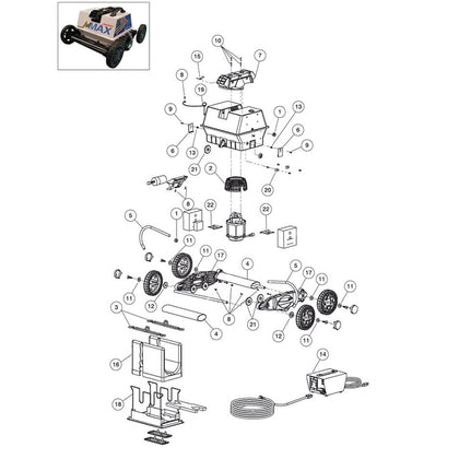 Aqua Products Jetmax Jr Robotic Cleaner