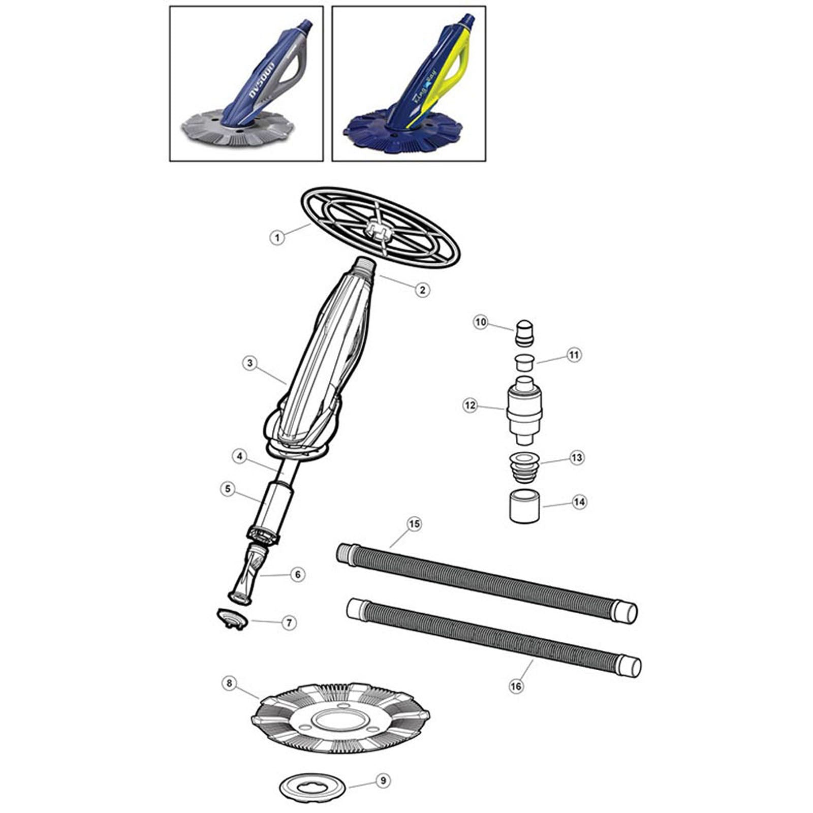 Hayward DV5000/KingRay Suction Cleaner