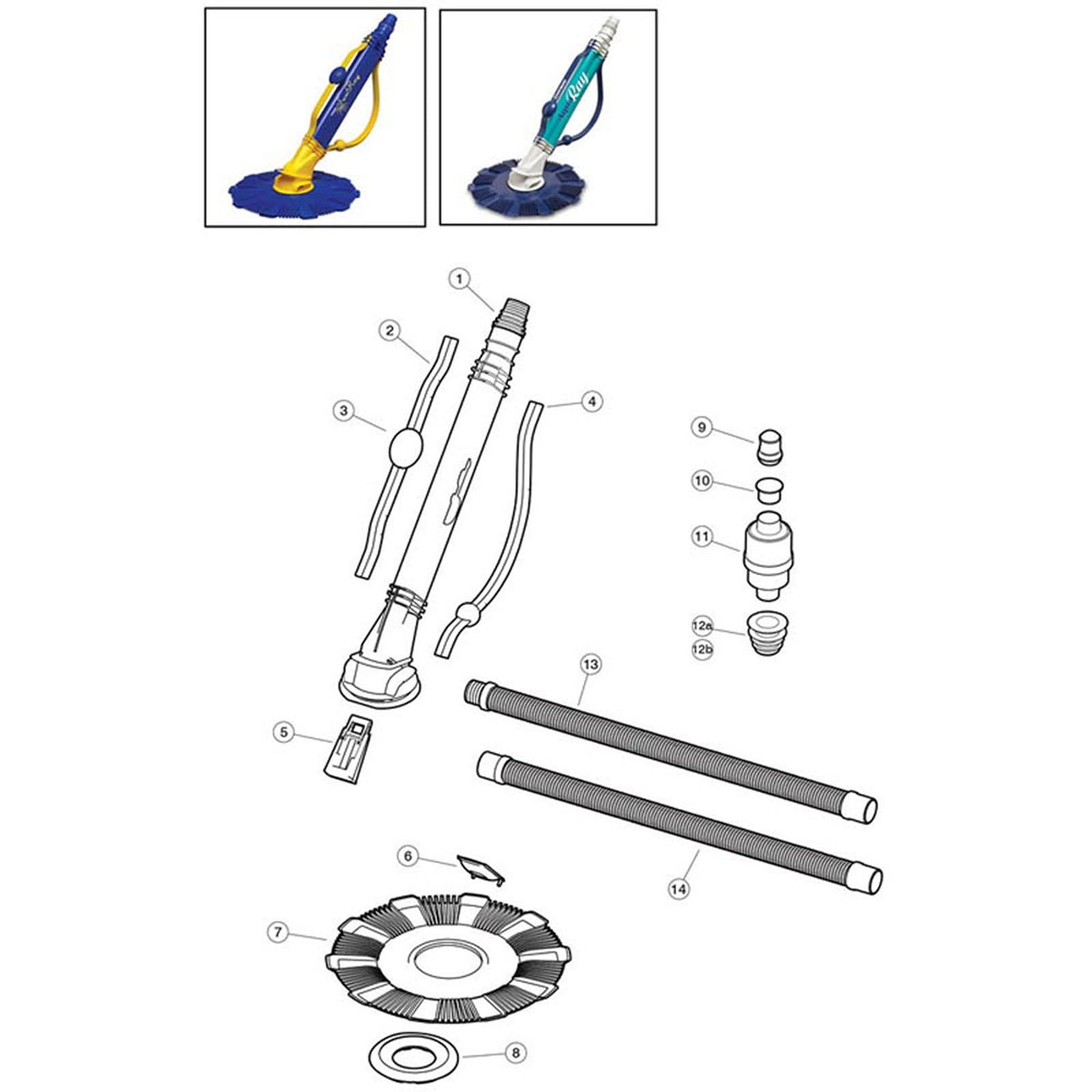 Hayward AquaRay/SunRay Suction Cleaner