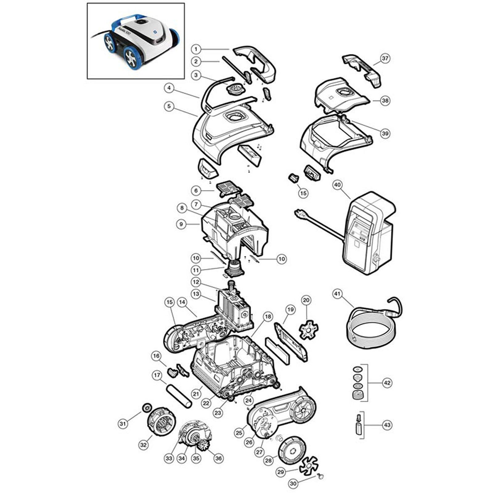 Hayward AquaVac 500, Robotic Cleaner