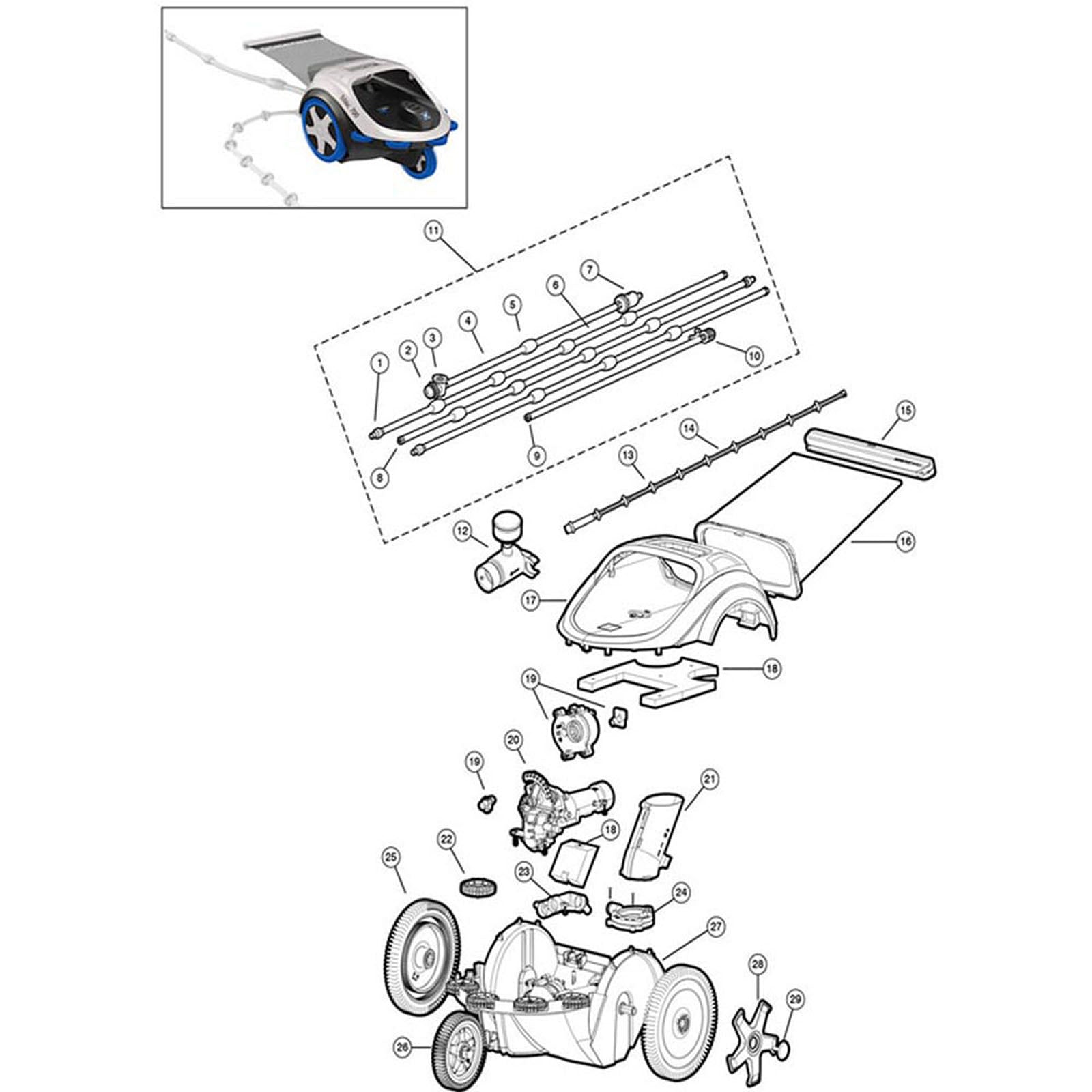 Hayward TriVac 700, Dual-Mode Pressure Cleaner