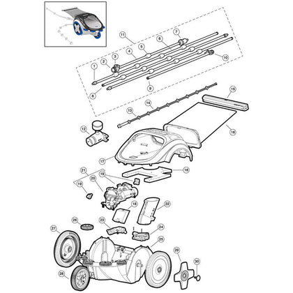 Hayward TriVac 500, Bottom/Wall Pressure Cleaner