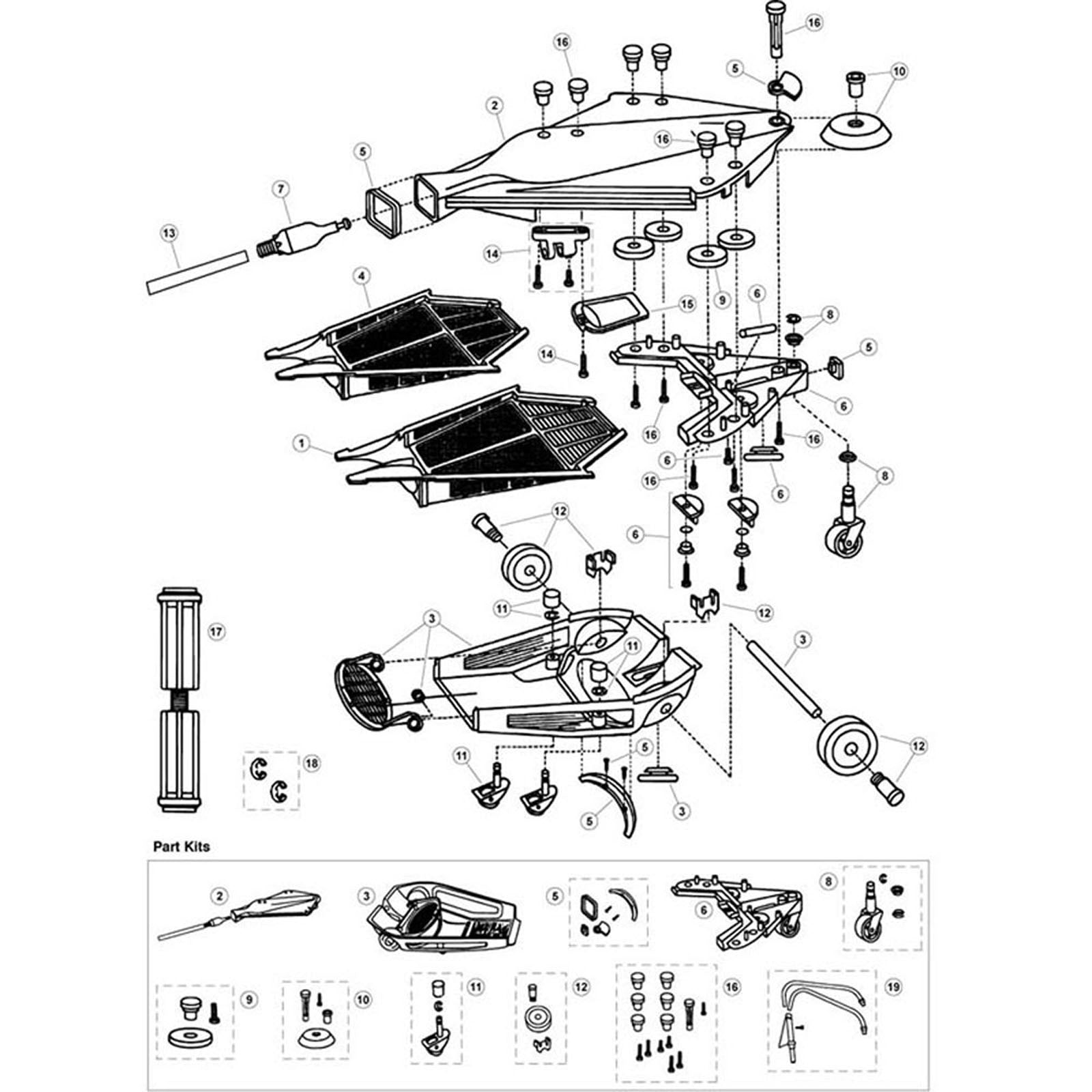 Waterpik Ray-Vac & Desert Model Head Gunite Cleaner