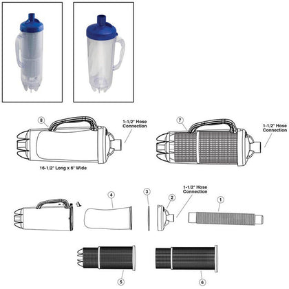 Custom Molded Products Leaf Canister