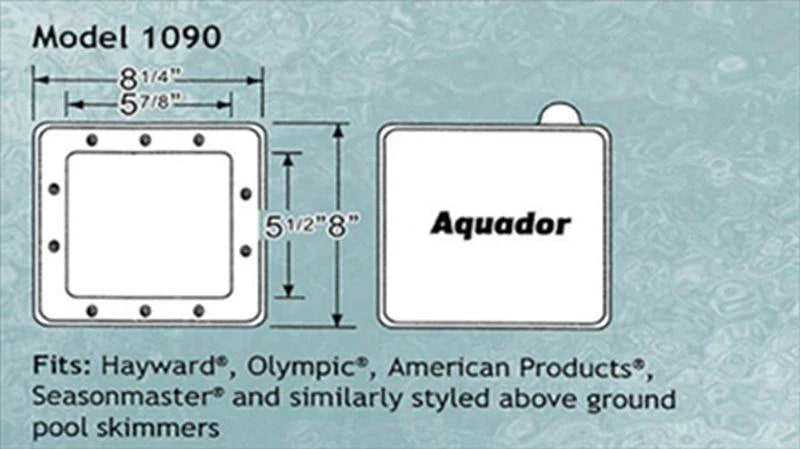 Aquador Winter Skimmer Plate Kit - Standard Skimmers - Yardandpool.com