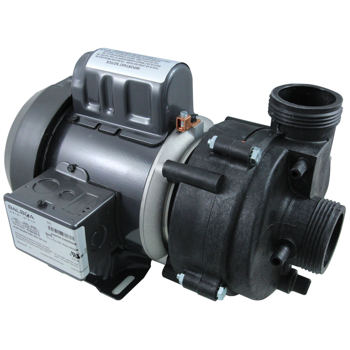 Pump, Circulation, BWG, 230v, 0.6A, 48Fr, 1-1/2"