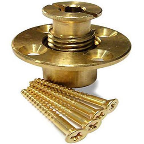 Loop-Loc Wood Deck Anchor Flange with Screws - Yardandpool.com