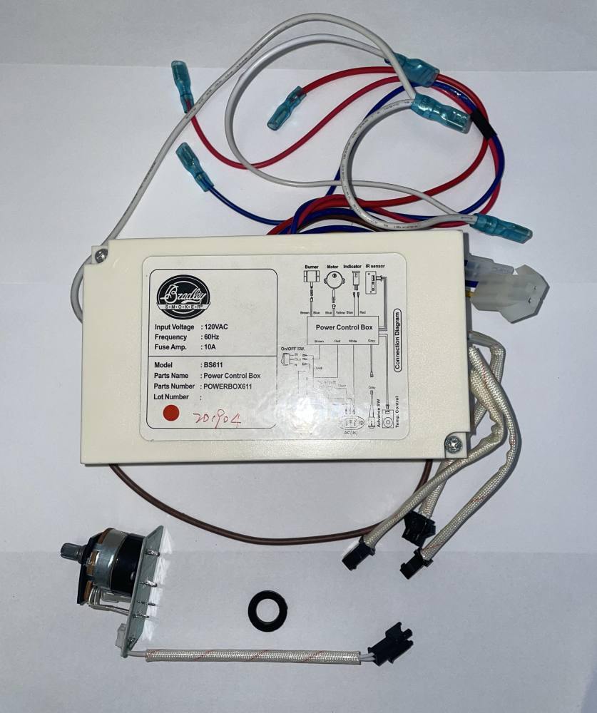 Bradley Smoker Replacement Power Box Assembly BS611 BS815XLT - Yardandpool.com