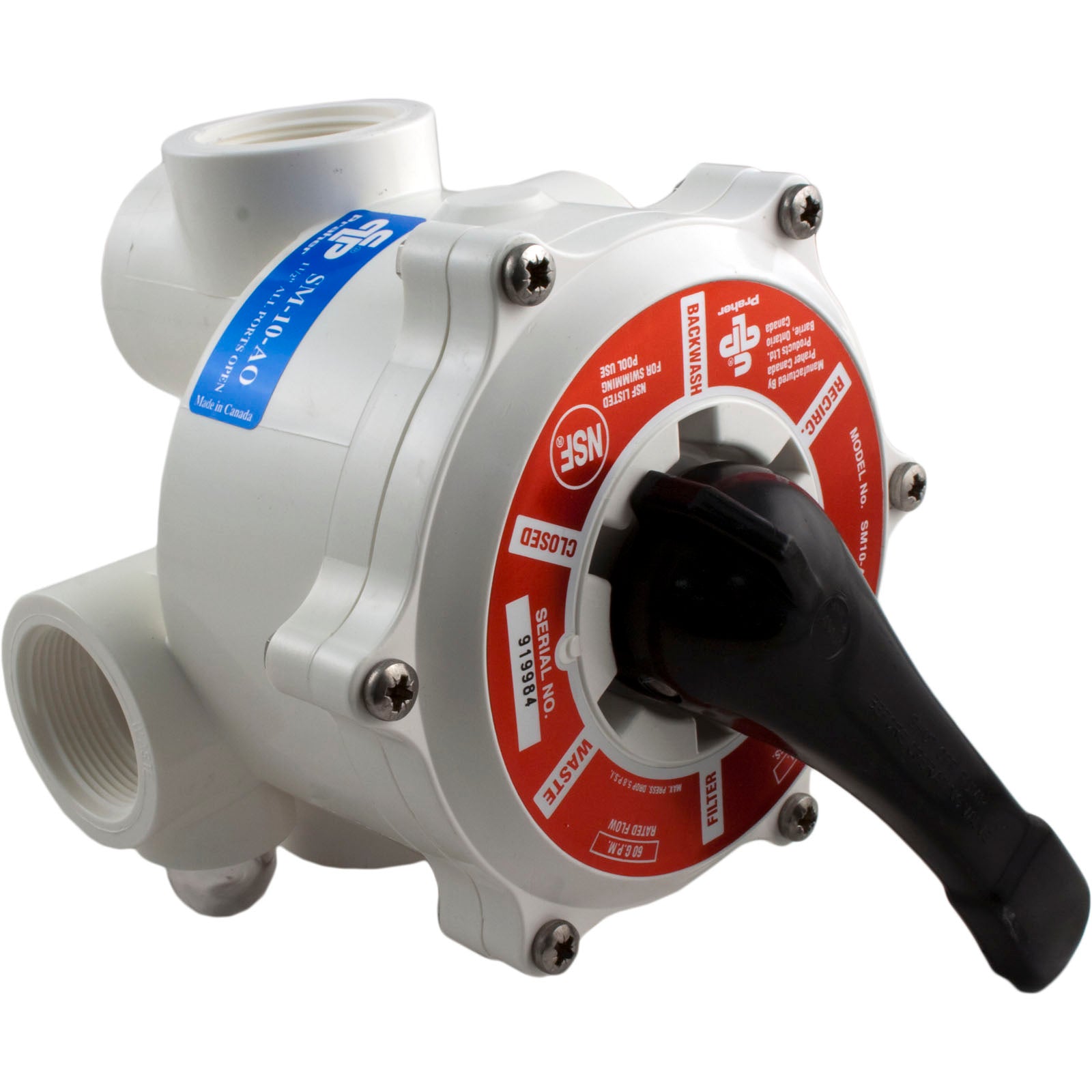 Multiport Valve, Praher SM-10-AO, 1-1/2