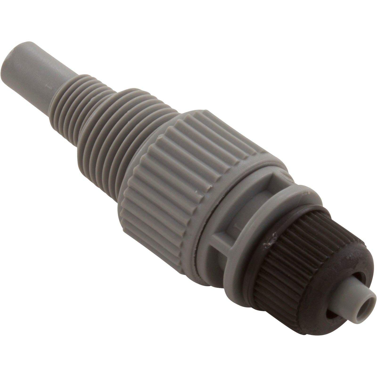 Threadless Conn Injection Fitting, BW, Threadless,3/8