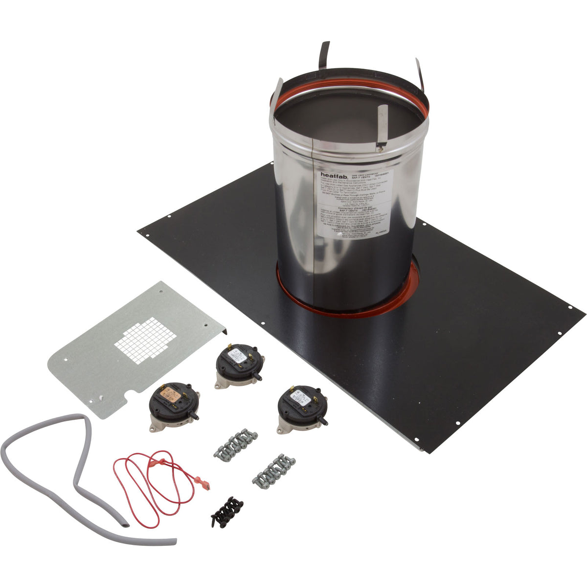 H400fd Control Module Indoor Vent Adapter, Hayward Uni H400FD, Pos. Pressure (Old ...