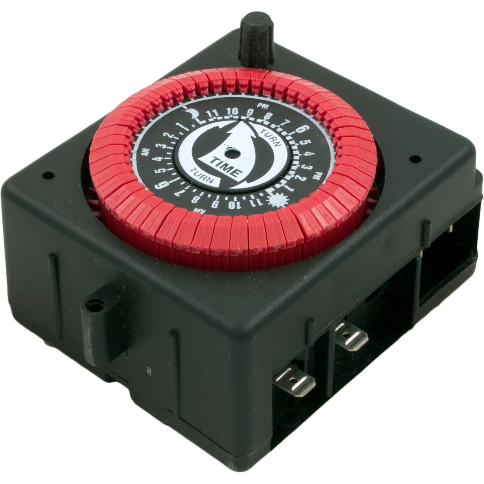 Timer, Intermatic,SPST,Panel Mount, 230v, 24hr,PF w/Override ...