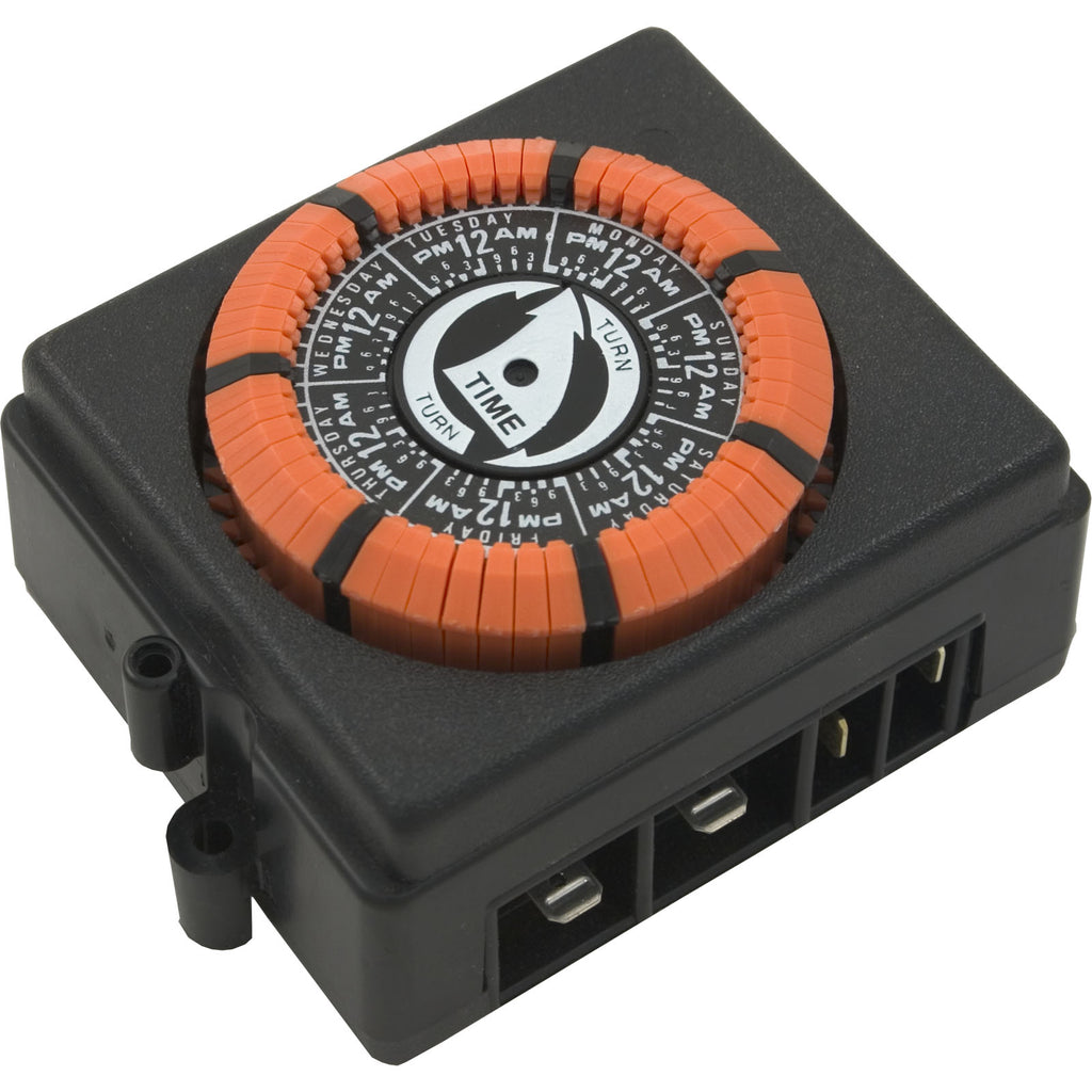 Timer, Intermatic, SPST, PB873 Panel Mount, 115v, 7day ...