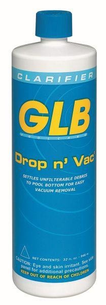 GLB Drop n' Vac Flocculent - 1 qt - Yardandpool.com